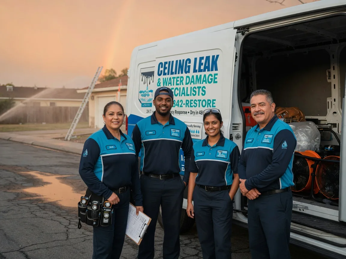 Ceiling Leak Cleanup company in Mason, TX
